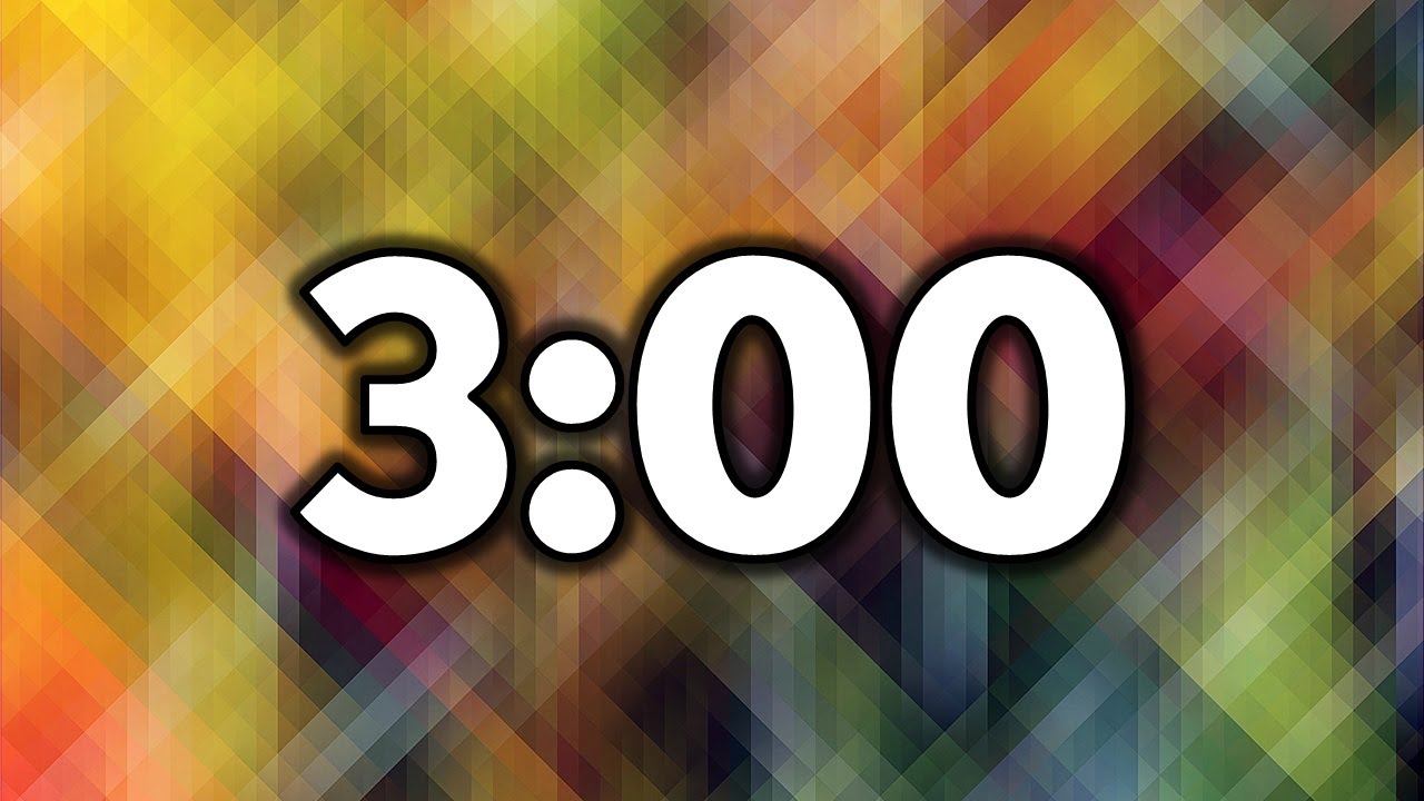 3 minute timer