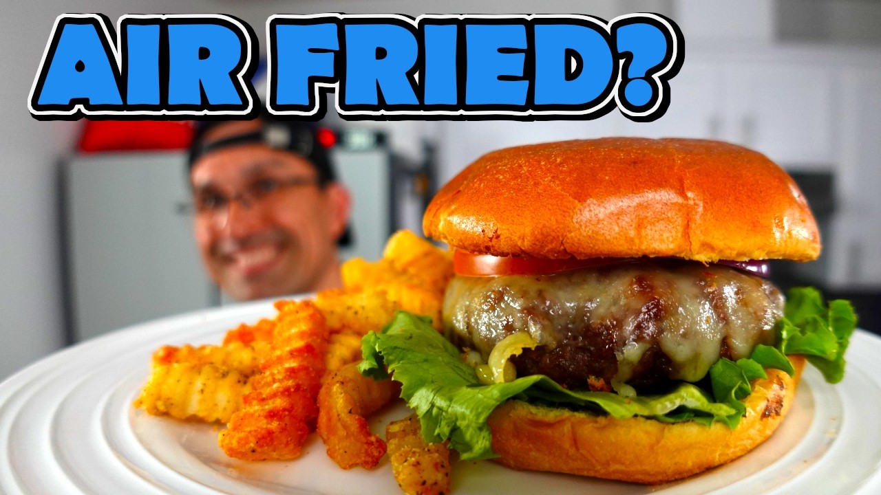 air fryer burgers