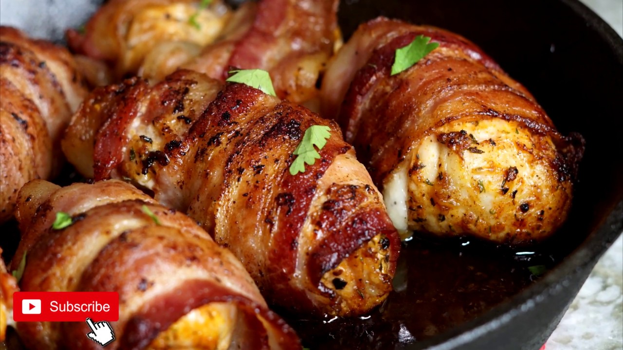 bacon wrapped chicken