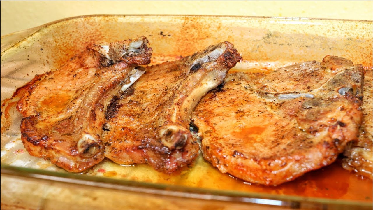 baked pork chops