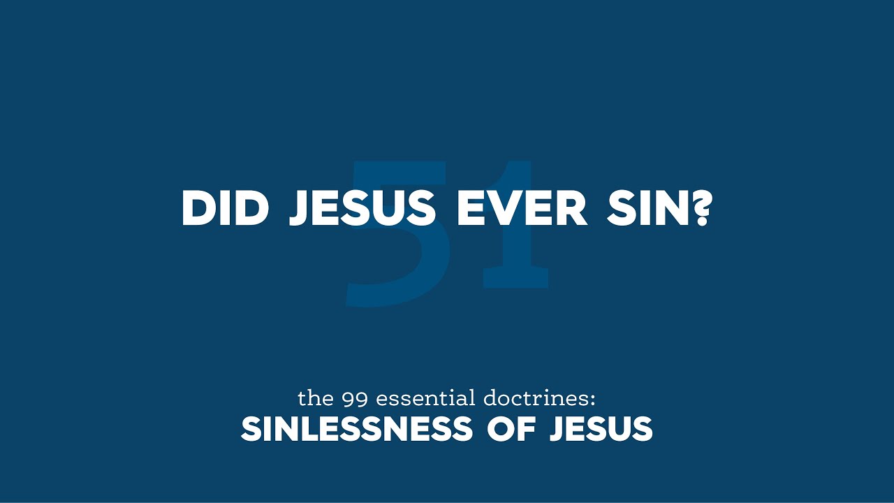 did jesus sin