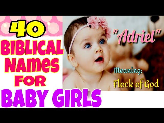 girl bible names