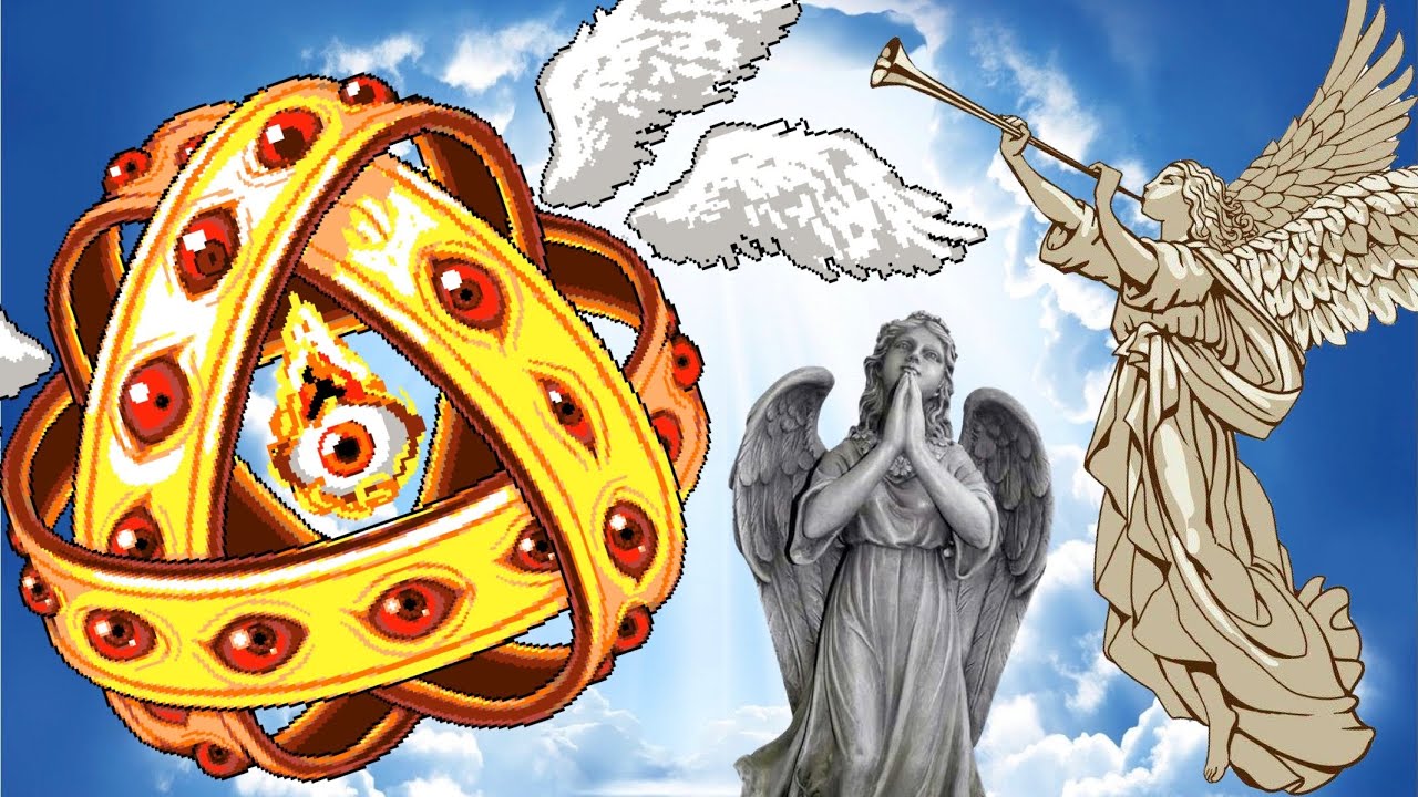 how are angels described in the bible