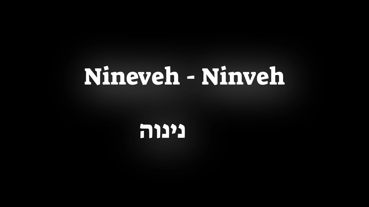 nineveh meaning in hebrew