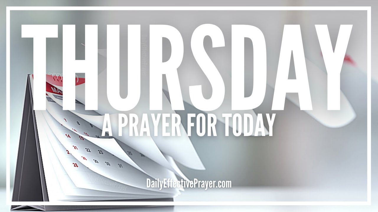 thursday blessings and prayers
