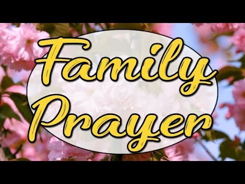 prayer for family example