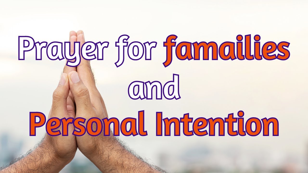 prayer for family intentions