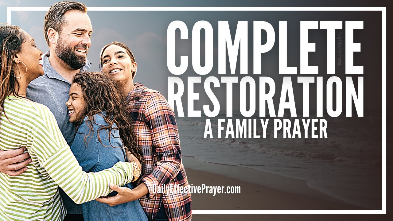 prayer for family restoration