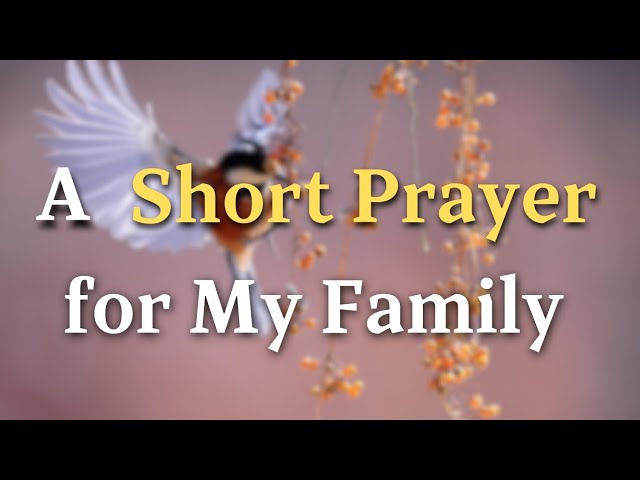 prayer for family strength quotes