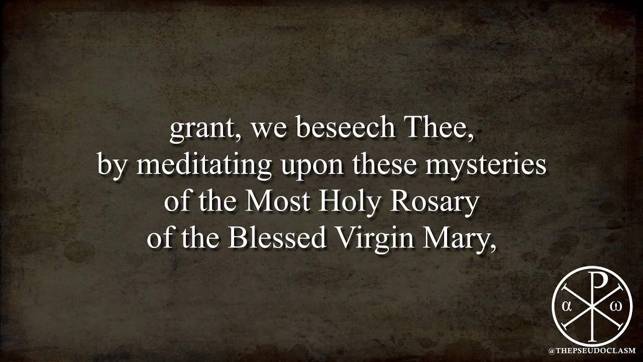 what prayer is o god whose only begotten son