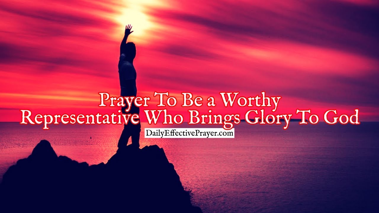 prayer brings glory to god