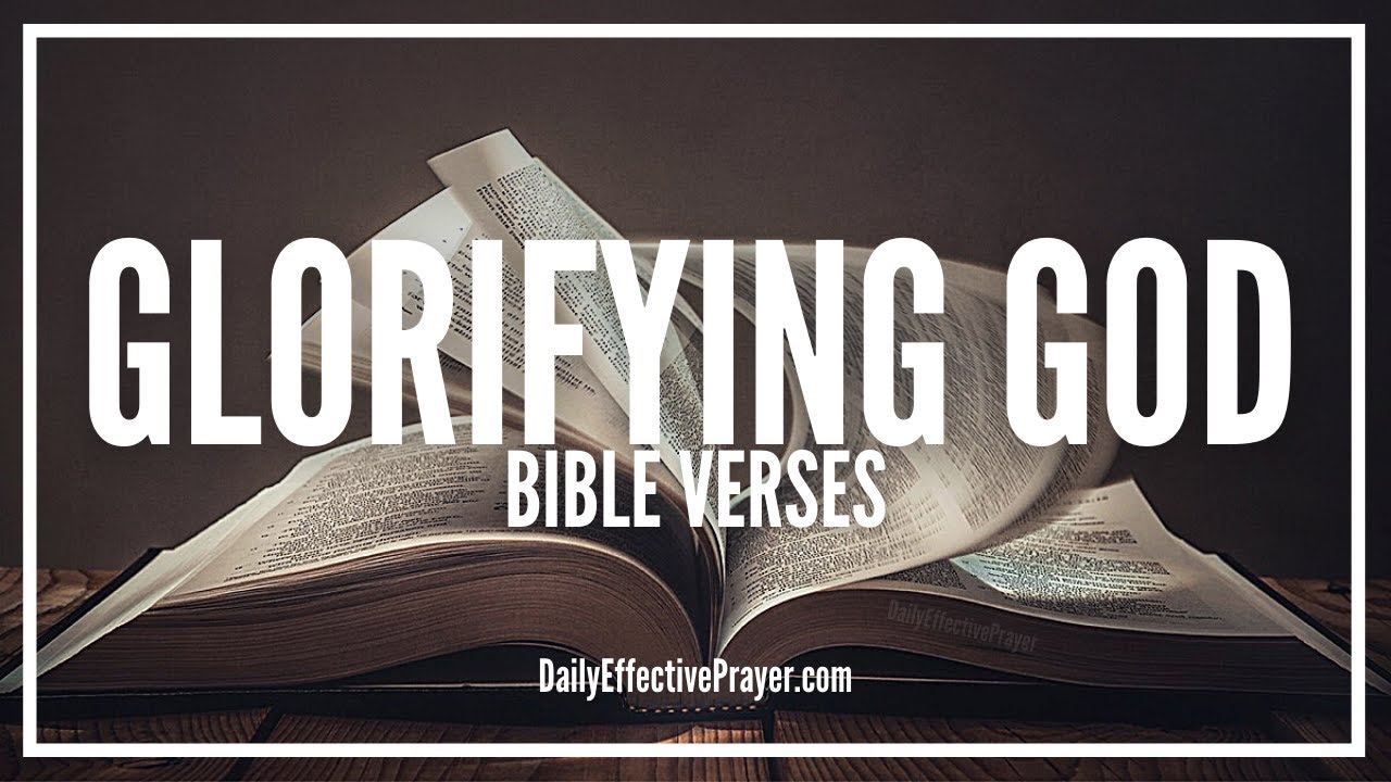 prayer for the glory of god to manifest bible verse