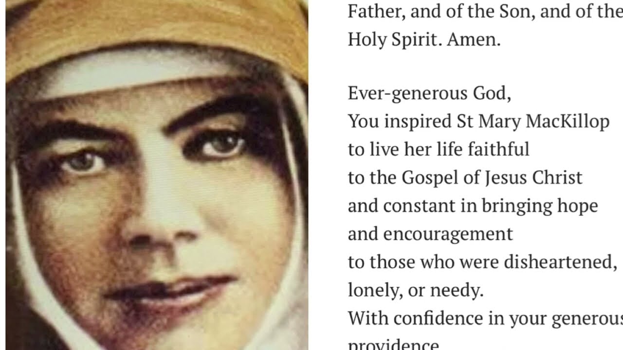 prayer to mary mackillop