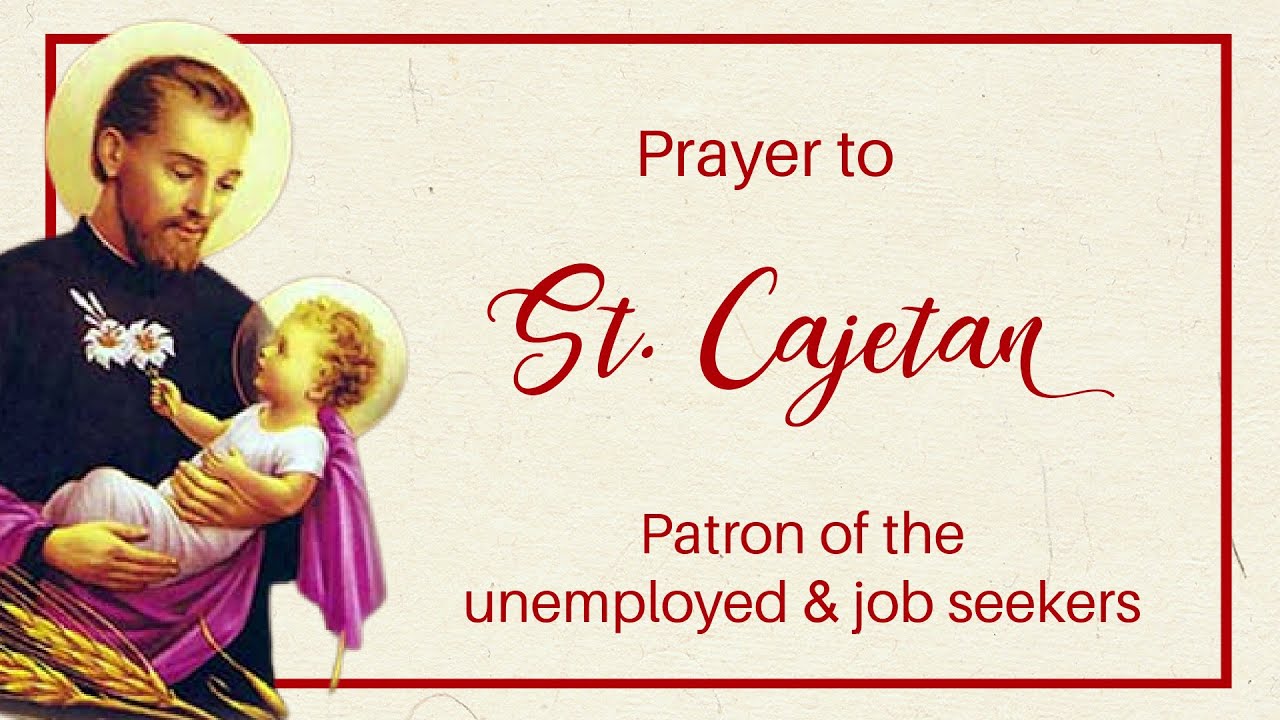 prayers to saint cajetan