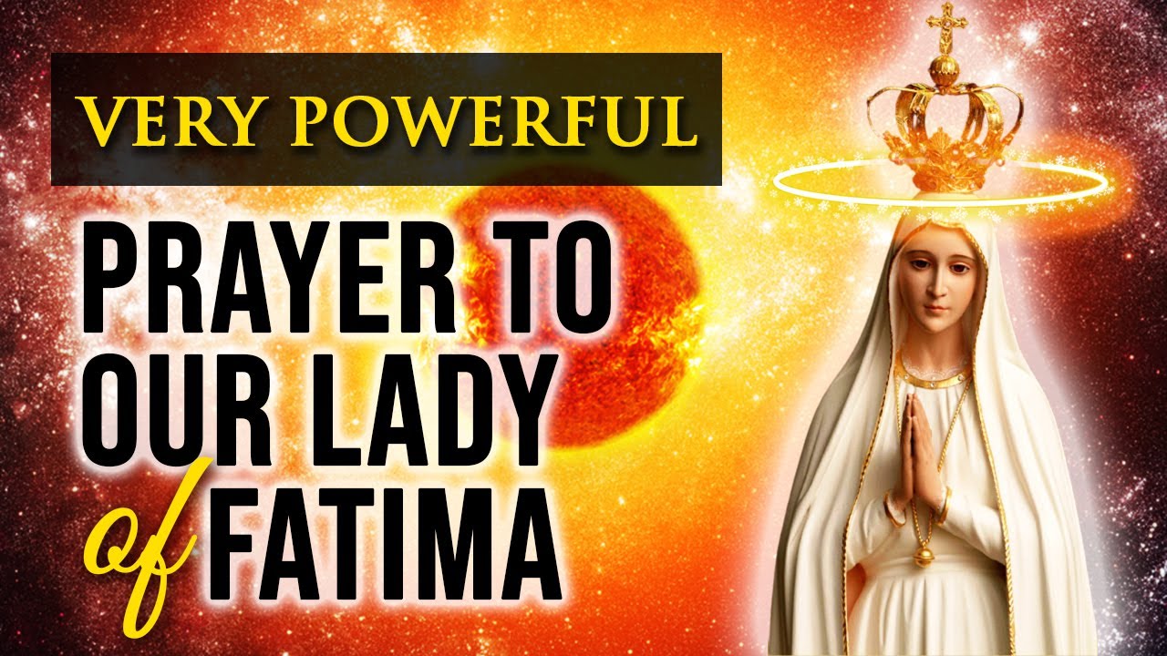 prayer to mary of fatima