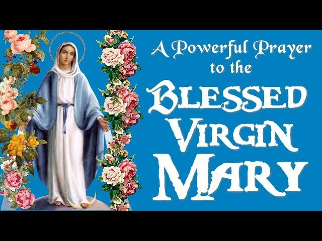 prayer to virgin mary