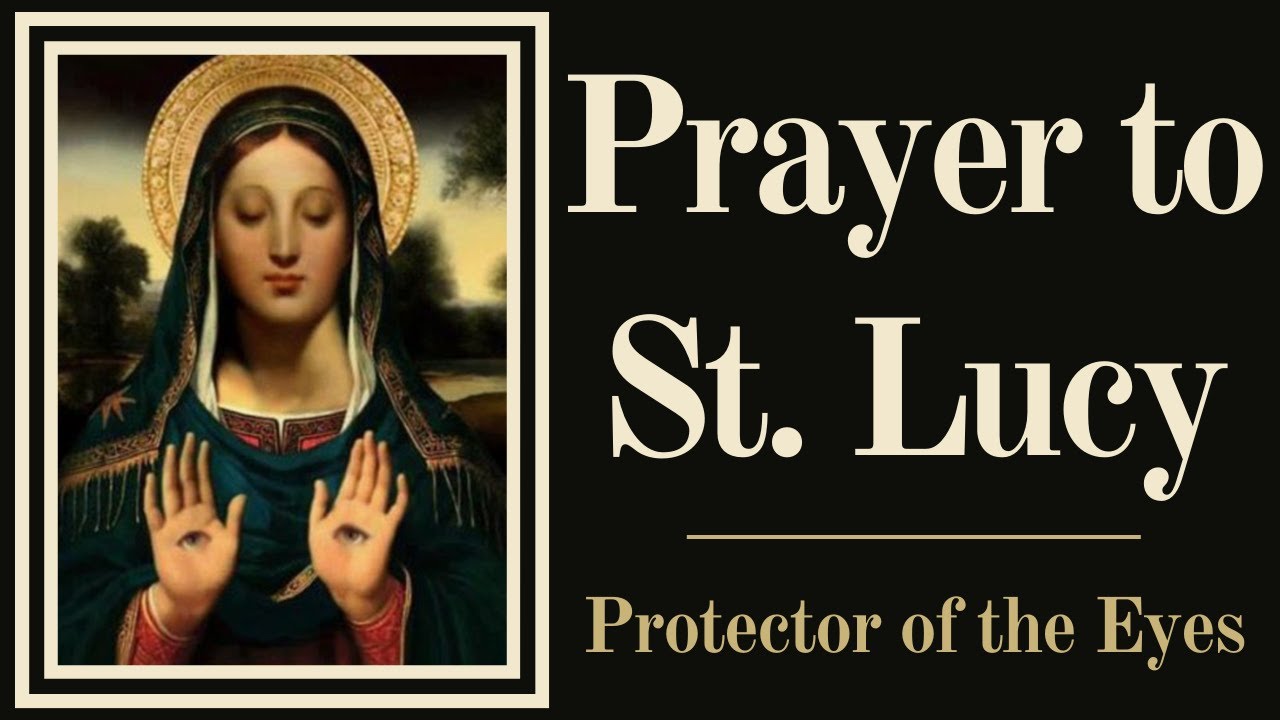 saint lucy prayer for the eyes