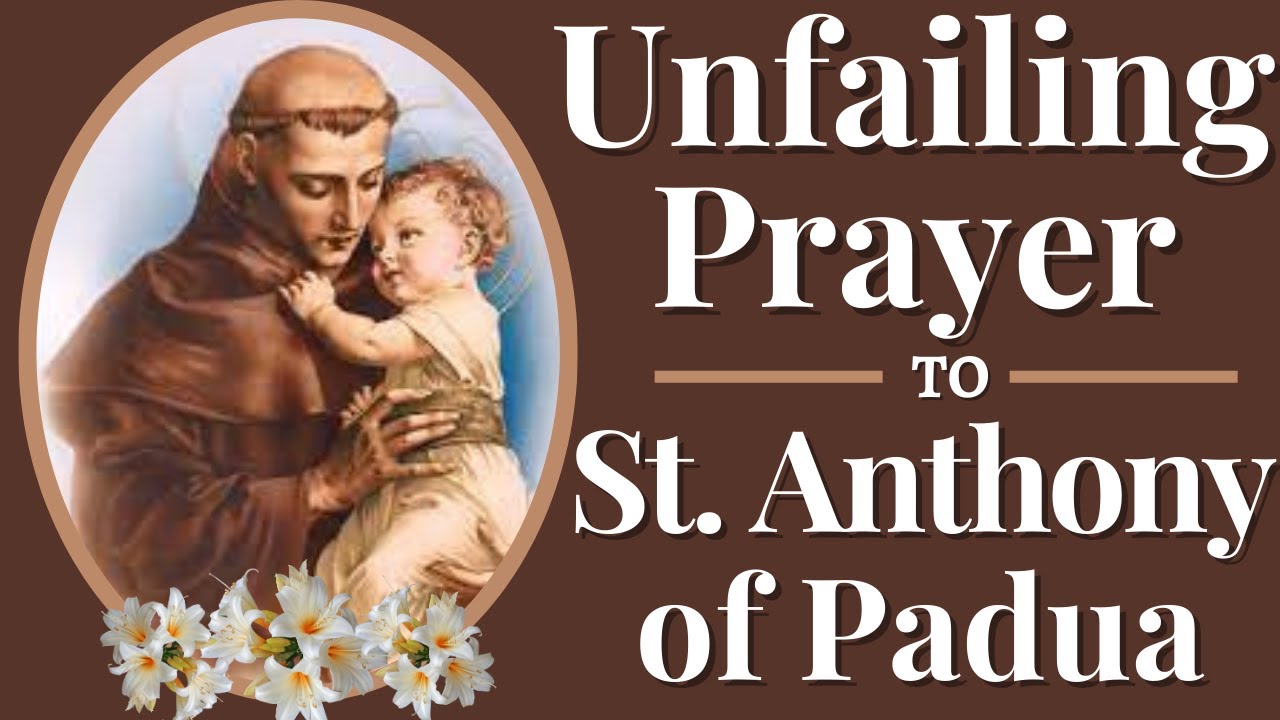 healing prayer for a sick person by st anthony