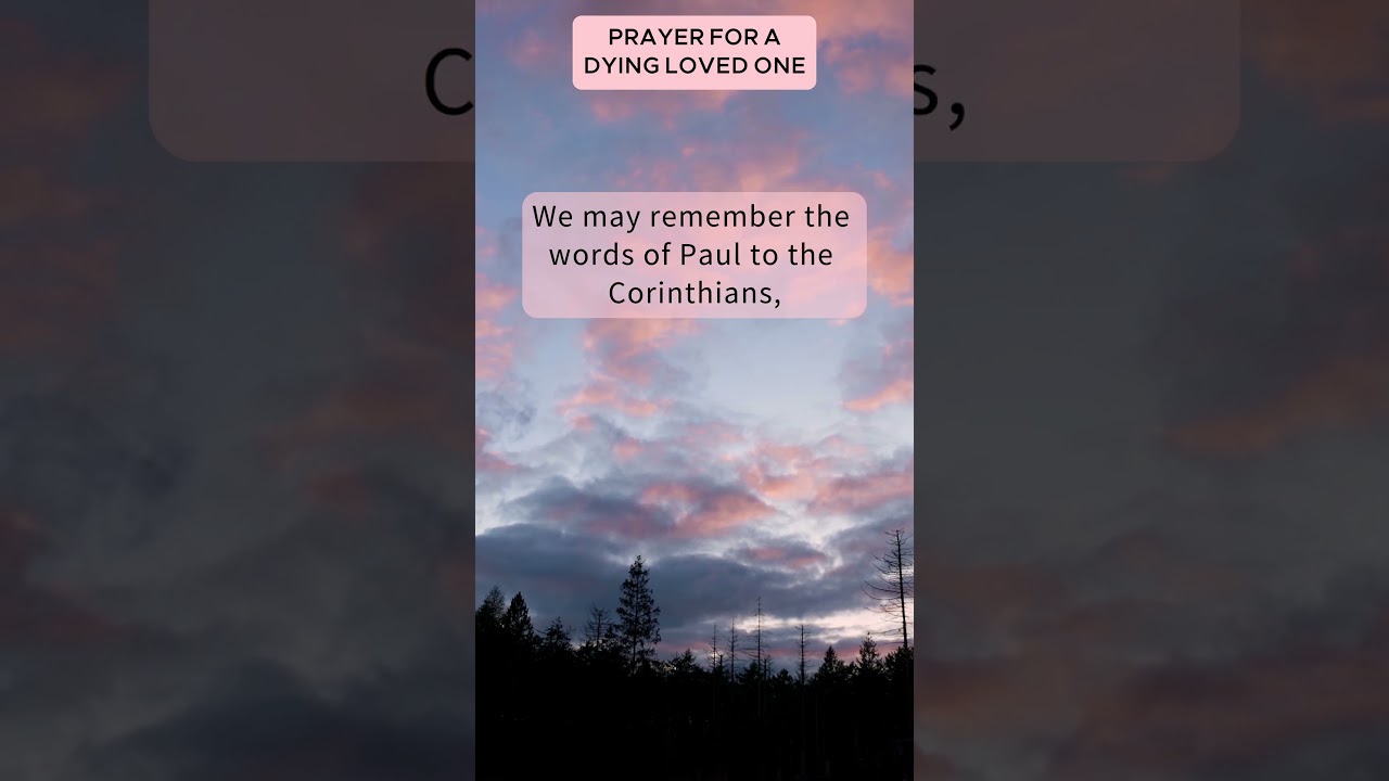 prayer for a sick old woman