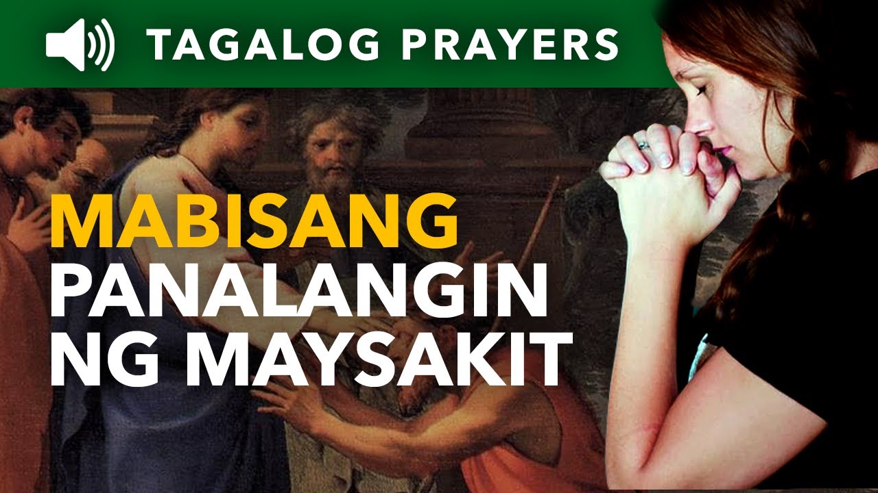 prayer for the sick person tagalog