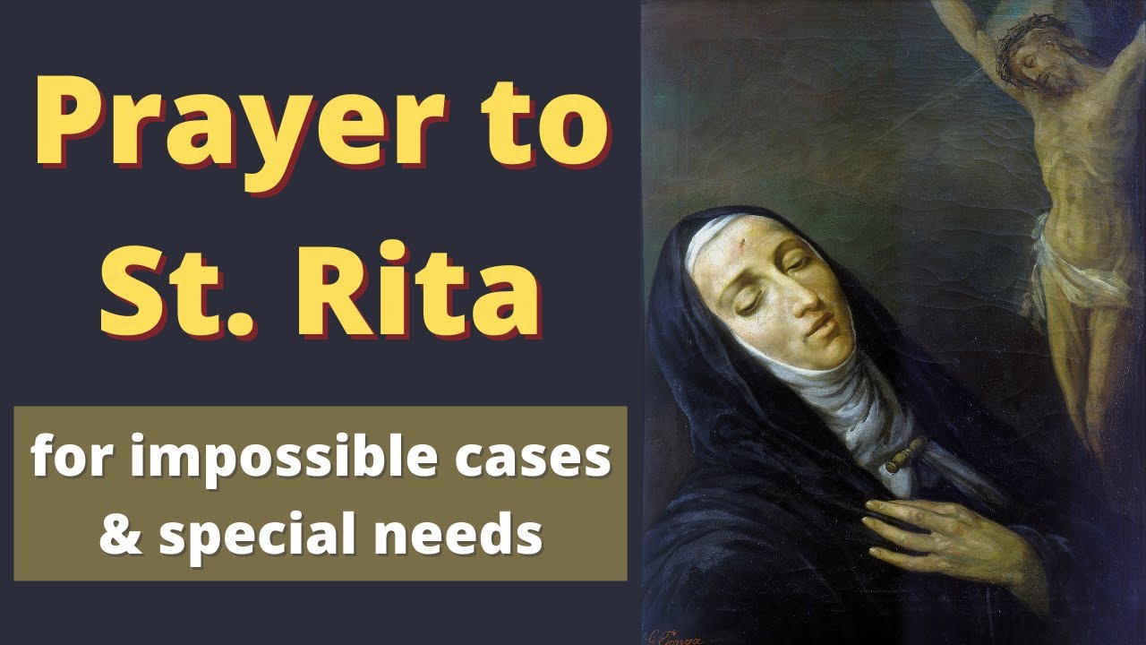 prayer to saint rita for impossible cases