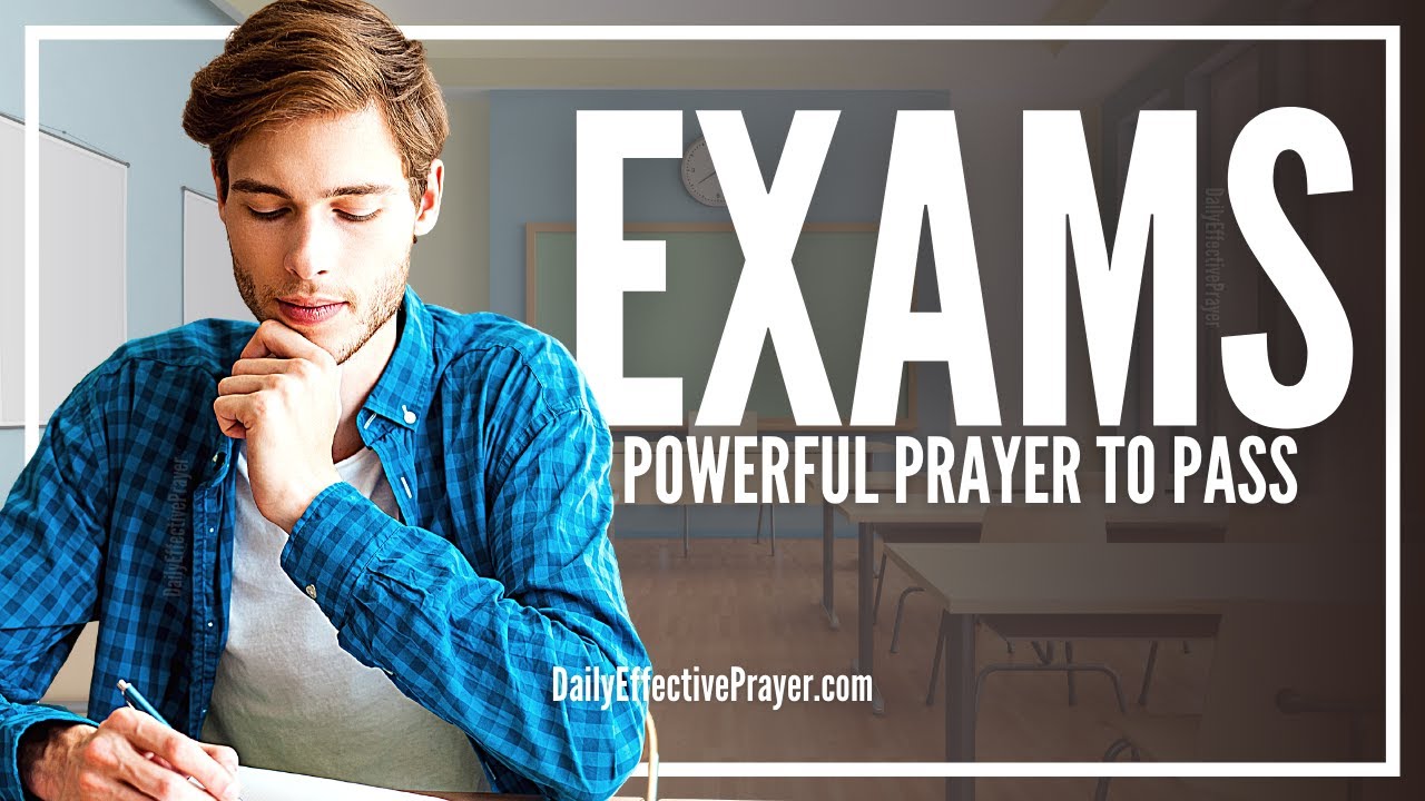 how to pray to god before exam