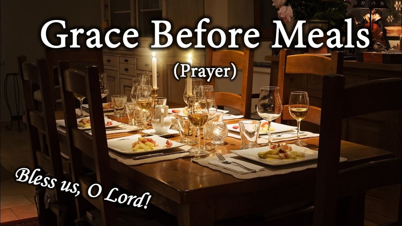 how to pray to god before food