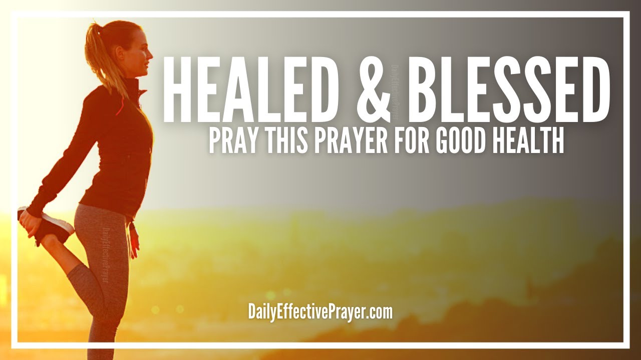 how to pray to god for good health