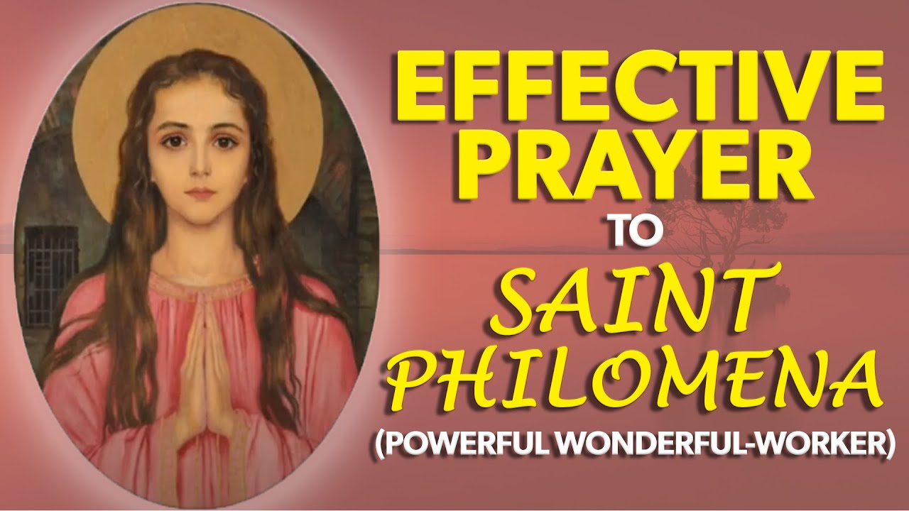 miracle prayer to saint philomena