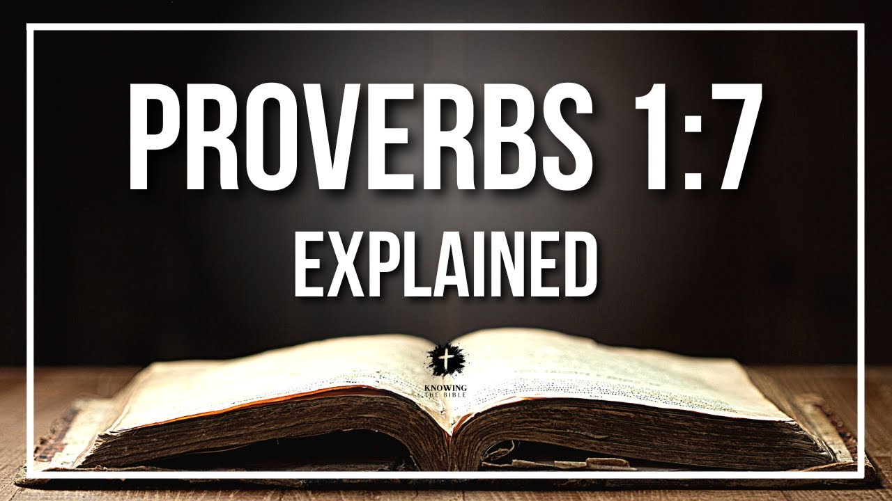 proverbs 1:7