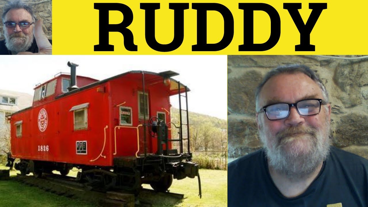 ruddy meaning