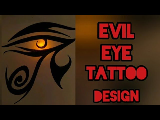 evil eye tattoo