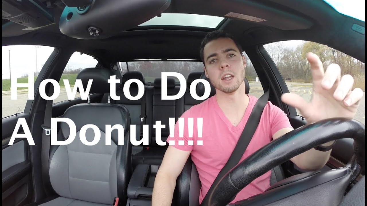how to do donuts in a car