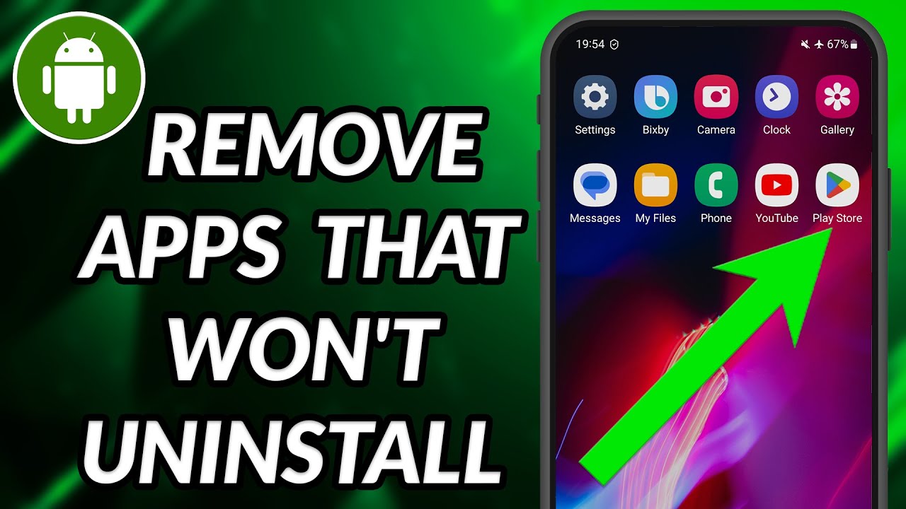 how to remove application from android