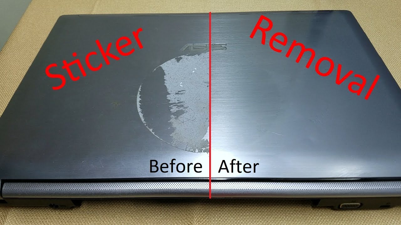 how to remove the sticky residue from stickers
