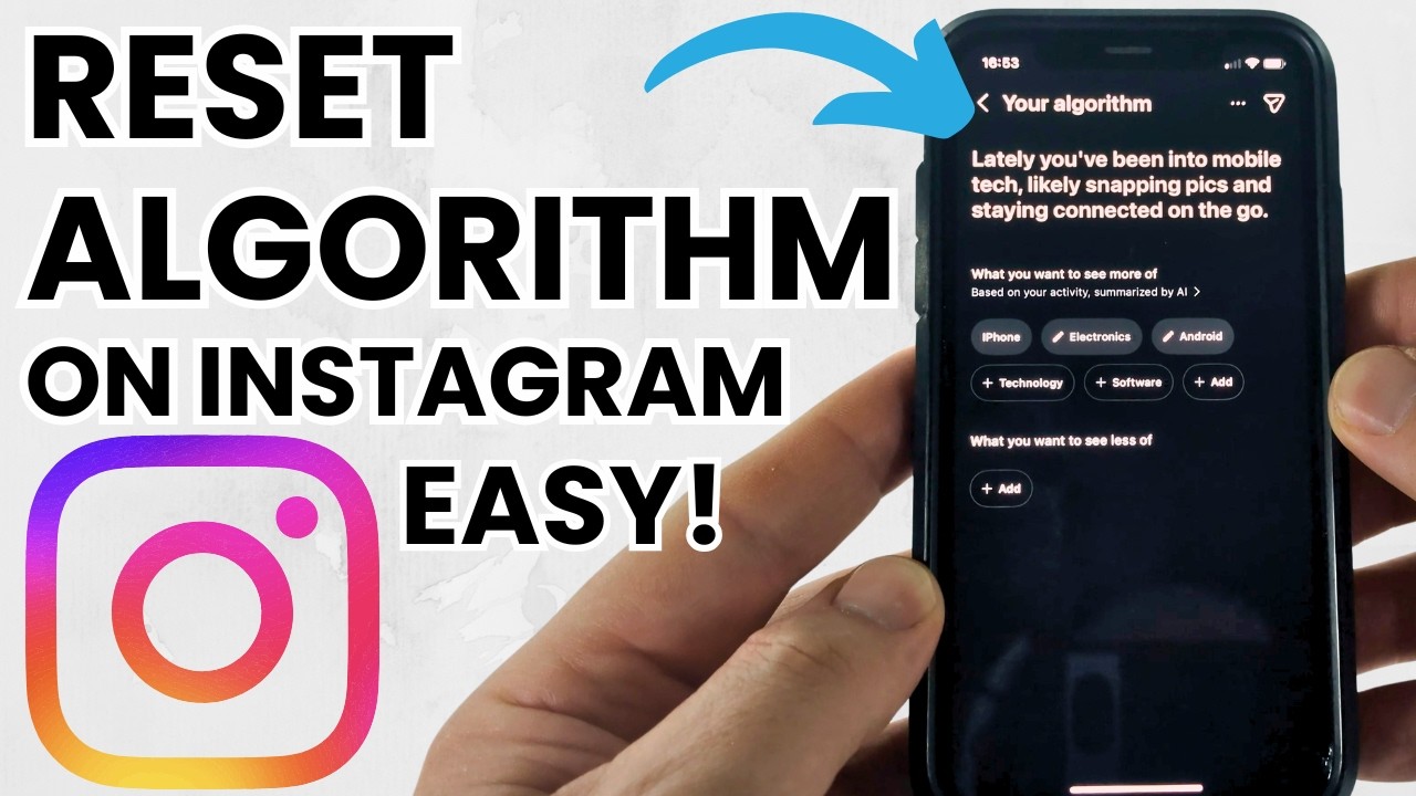 how to reset ig algorithm