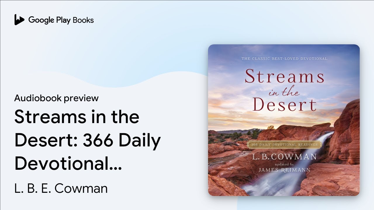 streams in the desert devotional