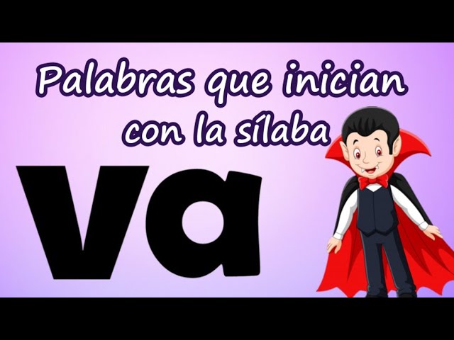 palabras con va