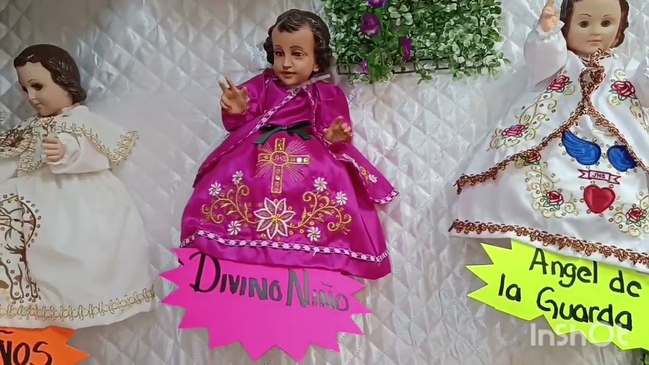 vestidos de niños dios