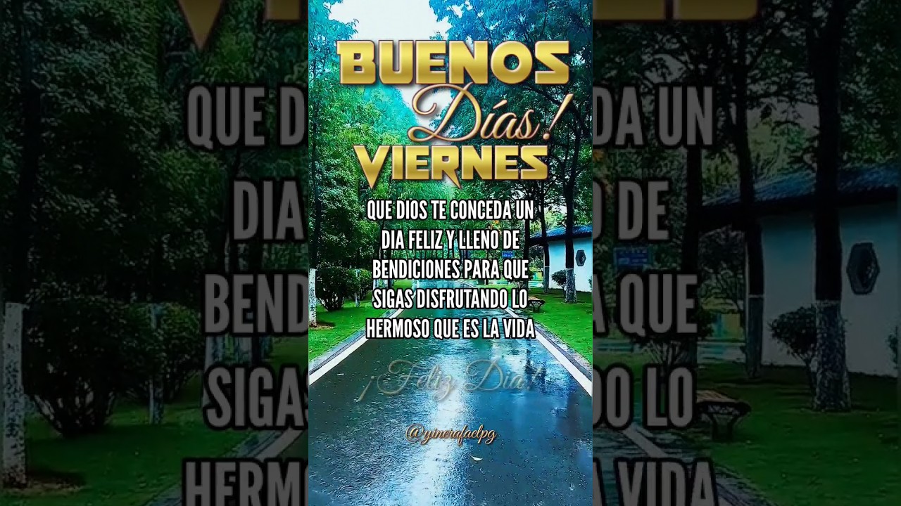 viernes buenos dias