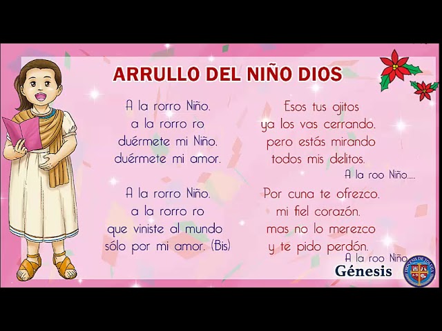 cantos para acostar al niño dios