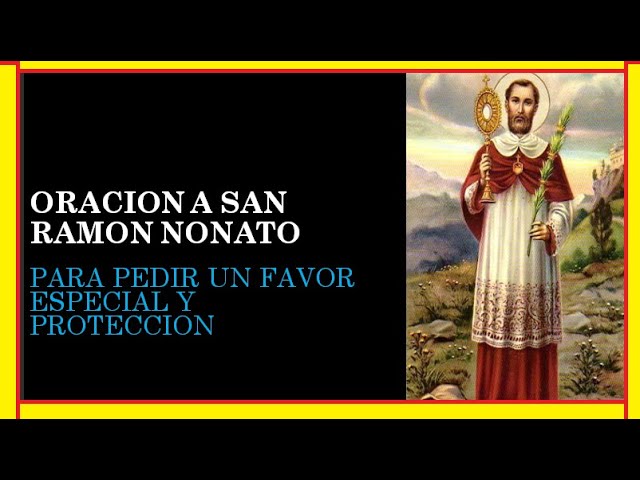 oracion a san ramon nonato