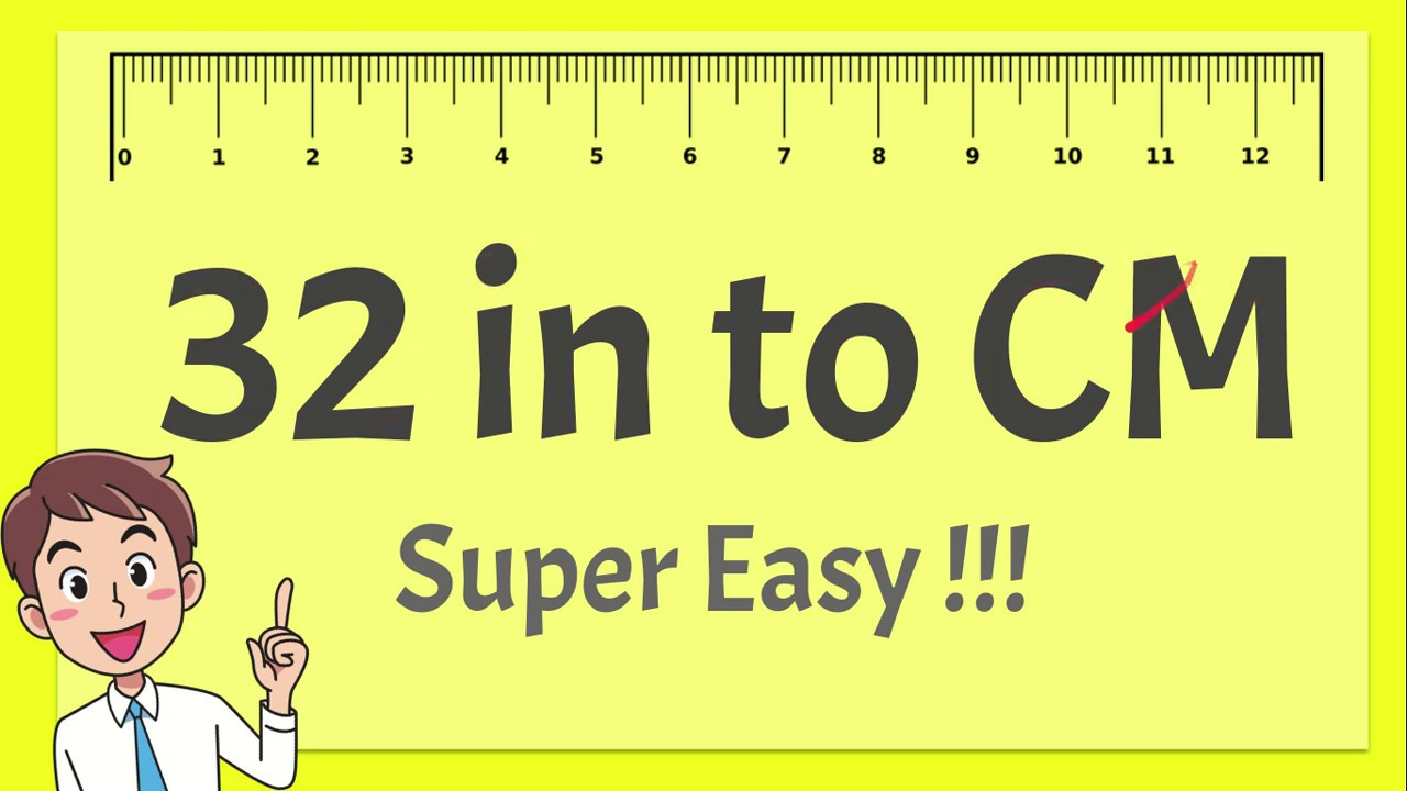 32 Zoll in cm: 81,28 cm – So einfach rechnen Sie um! 2 32 zoll in cm