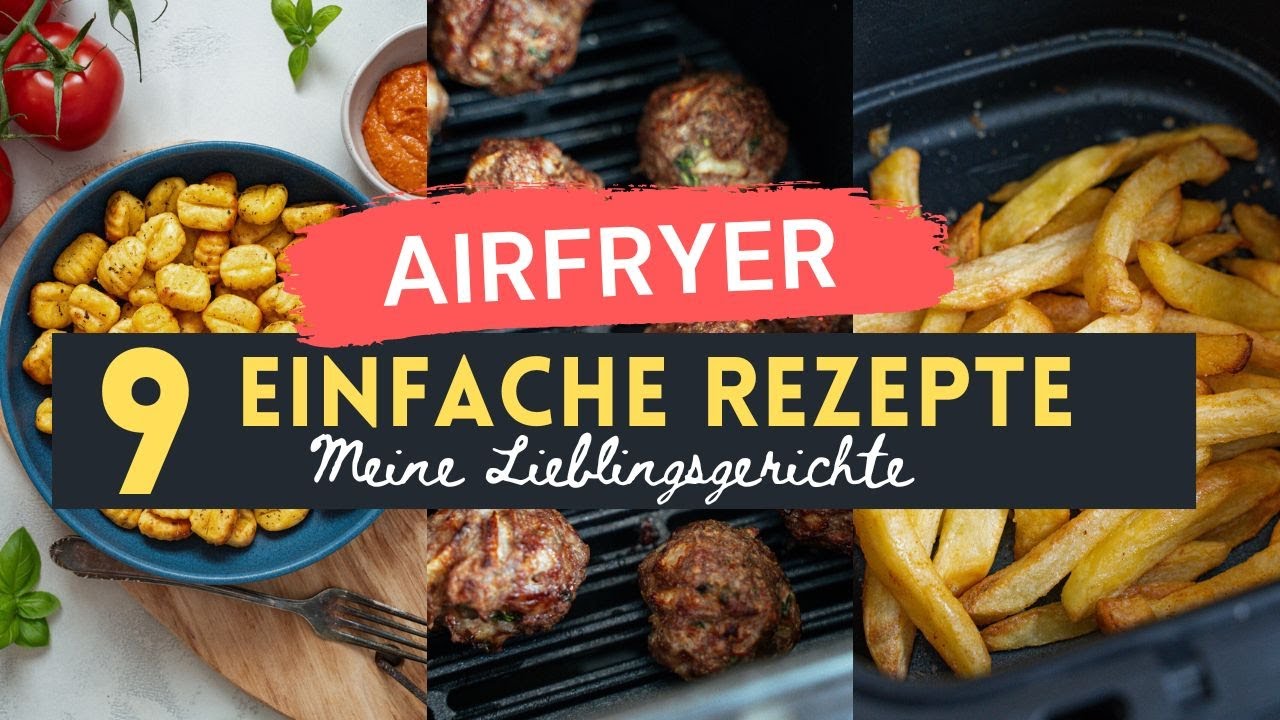 Air Fryer Rezepte 7 leckere Ideen für gesunde Snacks! 1 air fryer rezepte