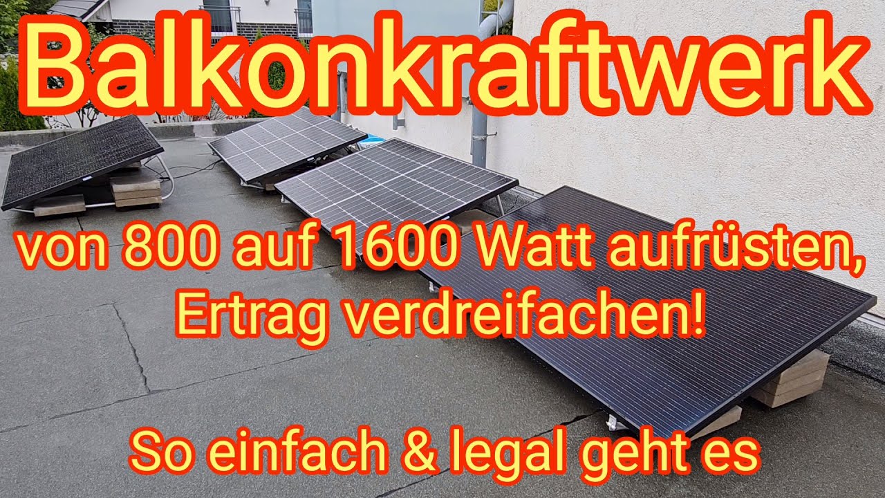 Balkonkraftwerk 1600 watt 5 Gründe für maximale Effizienz 3 balkonkraftwerk 1600 watt