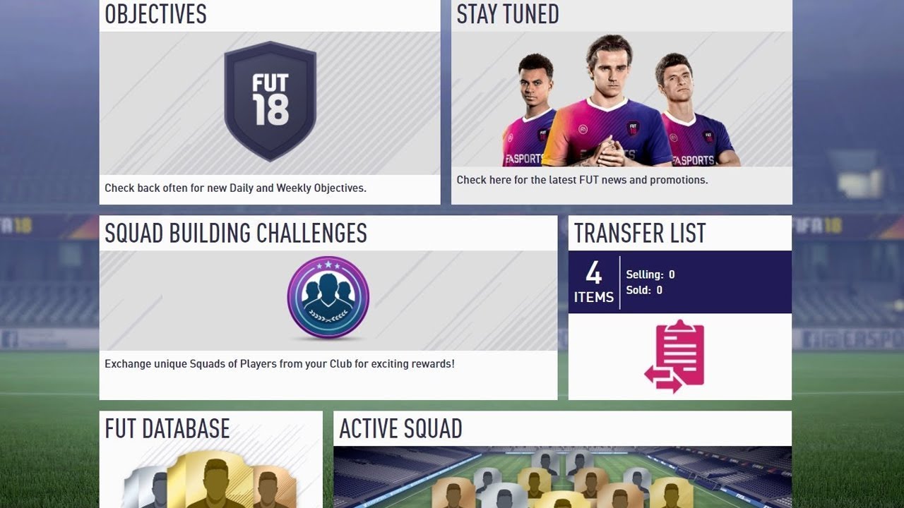 fifa 18 web app