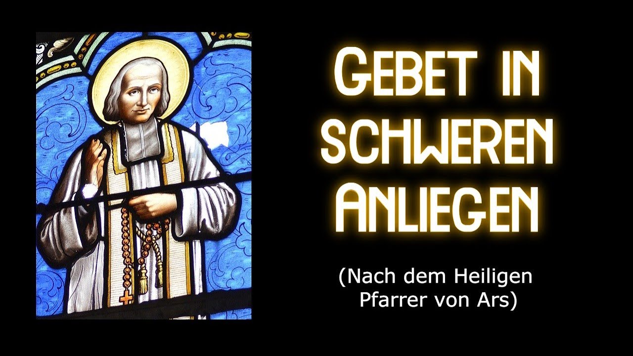 gebet in schweren anliegen