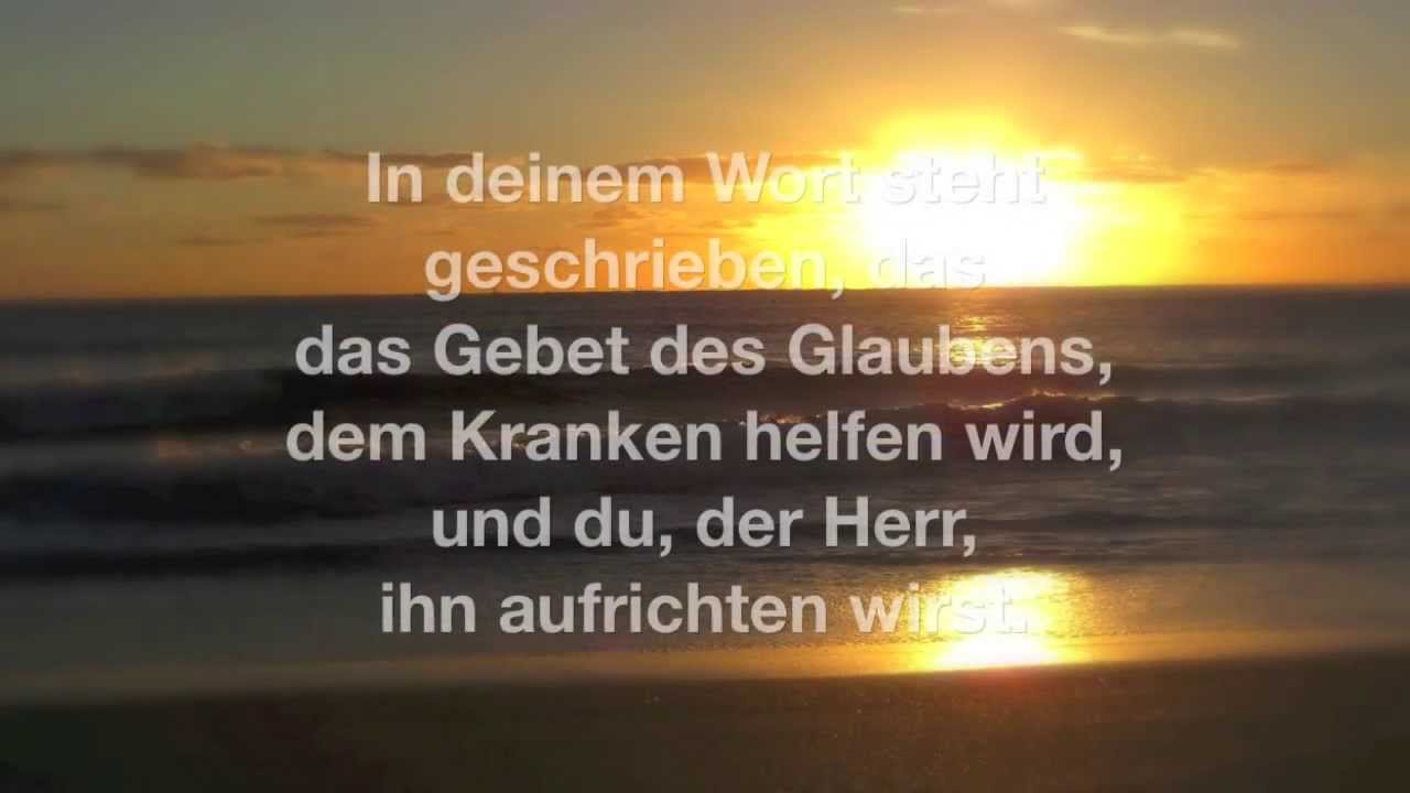 gebete für gesundheit und heilung