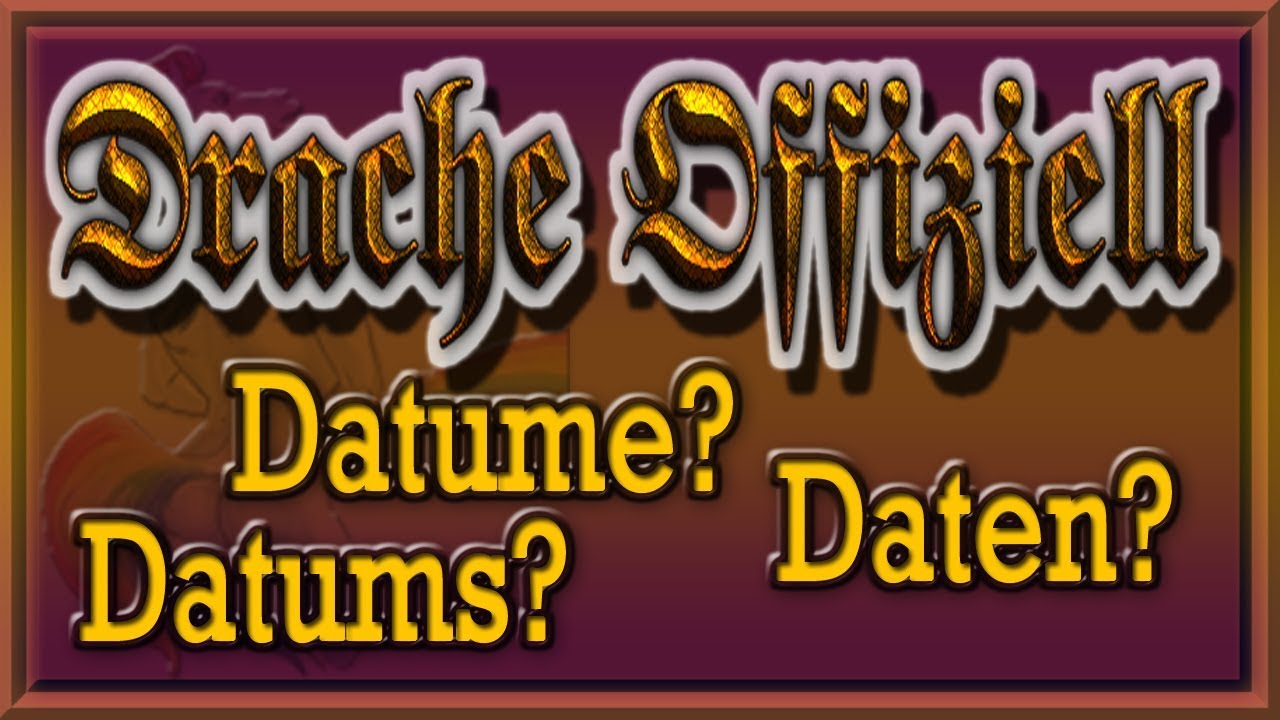 mehrzahl von datum
