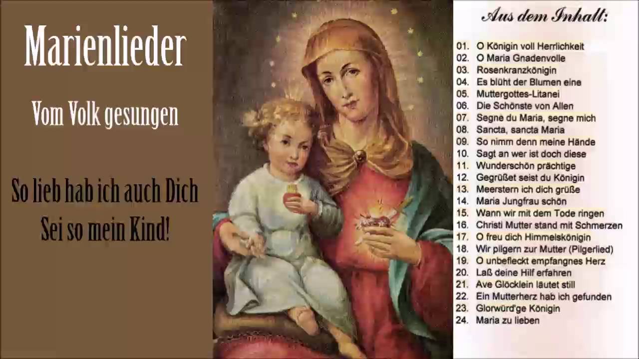 Marienlieder 7 wunderschöne Melodien zur Andacht und Besinnung 1 marienlieder